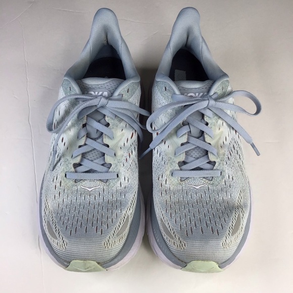 HOKA Clifton 8 Sneaker in Blue Fog Size 7.5 - Picture 2 of 16